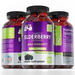 Elderberry Gummies with Zinc & Vitamin C - 60 Count
