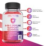 8-In-1 Elderberry Immune Support Gummies - 60 Count