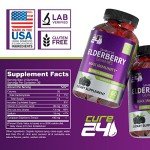 Elderberry Gummies with Zinc & Vitamin C - 60 Count