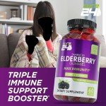 Elderberry Gummies with Zinc & Vitamin C - 60 Count