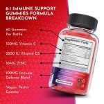 8-In-1 Elderberry Immune Support Gummies - 60 Count