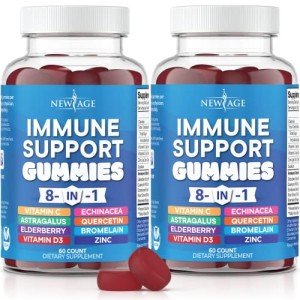 8-in-1 Immune Support Gummies with Vitamin C & Zinc