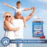 8-in-1 Immune Support Gummies with Vitamin C & Zinc