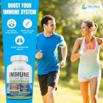 8-in-1 Immune Support Supplement with Vitamins & Herbs