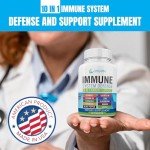 8-in-1 Immune Support Supplement with Vitamins & Herbs