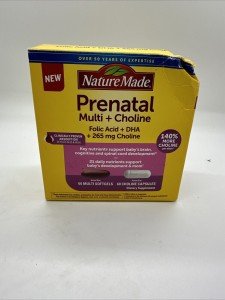 Nature Made Prenatal Vitamins with DHA & Choline