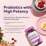 Women’s Probiotic with Cranberry, 60 Capsules