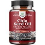 Chia Seed Oil Capsules - Omega 3 6 9 Support