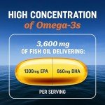 Triple Strength Omega 3 Fish Oil Softgels 120 Ct