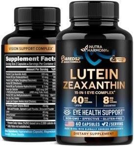 Eye Health Supplement with Lutein & Zeaxanthin – 60 Caps