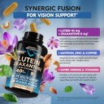 Eye Health Supplement with Lutein & Zeaxanthin – 60 Caps