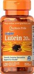 Puritan's Pride Lutein 20mg with Zeaxanthin Softgels