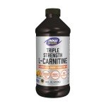 NOW Sports L-Carnitine Liquid, Triple Strength 3000 mg