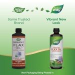 Nature's Way Organic Cold-Pressed Flax Oil 24 Fl Oz
