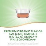 Nature's Way Organic Cold-Pressed Flax Oil 24 Fl Oz