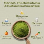 Moringa Powder Superfood - 1 lb Resealable Bag