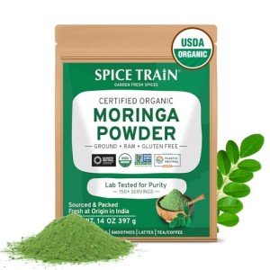 Organic Moringa Powder - Gluten-Free & Vegan Boost