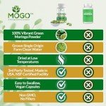Organic Moringa Powder Capsules for Energy & Immunity