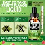 Organic Moringa Liquid Drops for Energy & Immunity