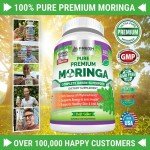 Moringa Oleifera Capsules - Pure Green Superfood 180ct