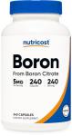 Nutricost 5mg Boron Capsules, 240 Veggie Capsules