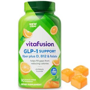 Vitafusion GLP-1 Support Fiber Gummies, Citrus Flavor