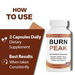 Burn Peak Fat-Burner Formula - 6 Pack