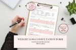 Weight Loss Consultation and Intake Form Bundle
