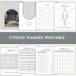 31-Page Fitness Planner & Exercise Journal PDF