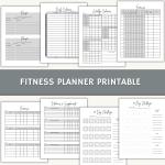 31-Page Fitness Planner & Exercise Journal PDF