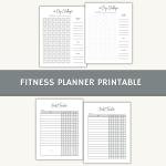 31-Page Fitness Planner & Exercise Journal PDF