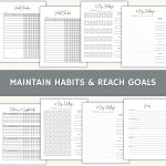 31-Page Fitness Planner & Exercise Journal PDF