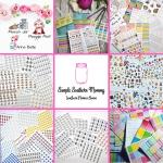 Vitamin and Fitness Self-Care Stickers Bundle