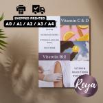 Vitamin Injections Poster - A4 to A0 Print