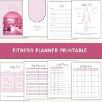 Printable Fitness Planner: Meal & Exercise Tracker