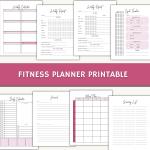 Printable Fitness Planner: Meal & Exercise Tracker