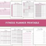 Printable Fitness Planner: Meal & Exercise Tracker