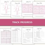 Printable Fitness Planner: Meal & Exercise Tracker