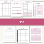 Printable Fitness Planner: Meal & Exercise Tracker