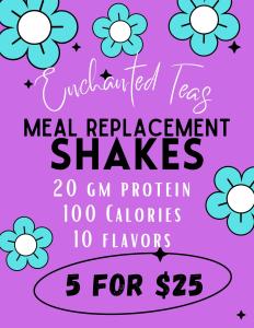 Enchanted Teas Protein Meal Replacement Shakes - 20g Protein