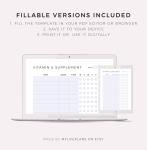Weekly Vitamin Tracker and Daily Intake Checklist