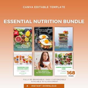 Nutrition Bundle: Canva Templates for Health Coaches