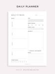 Fitness Planner Set for Workouts and Nutrition