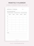 Fitness Planner Set for Workouts and Nutrition