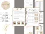 Fitness Planner Bundle | Healthy Lifestyle Tracker PDF