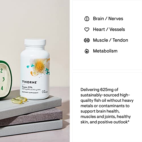 THORNE Super EPA Omega-3 Gelcaps for Health
