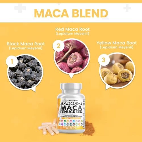 Stress & Mood Support Supplement with Ashwagandha & Maca