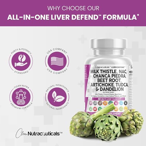 Liver Detox Supplement with Milk Thistle & NAC