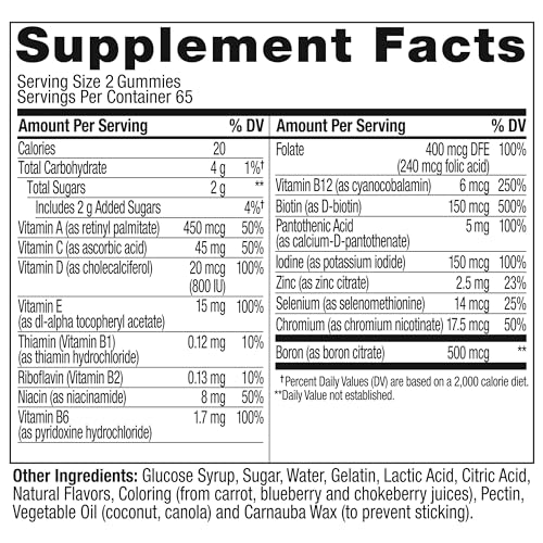 OLLY Women's Berry Multivitamin Gummy - 130 Count