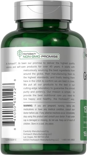 Ginger Root Capsules 1500 mg - Non-GMO